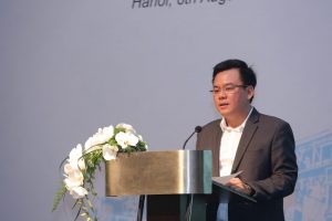 Ông Nguyễn Xuân Hoà phát biểu khai mạc hội thảo