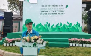 Ngày hội trồng cây Nam Cầu Kiền: Lan tỏa Thông điệp Xanh