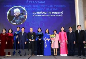 Trao tặng danh hiệu nữ doanh nhân Việt Nam tiêu biểu năm 2021